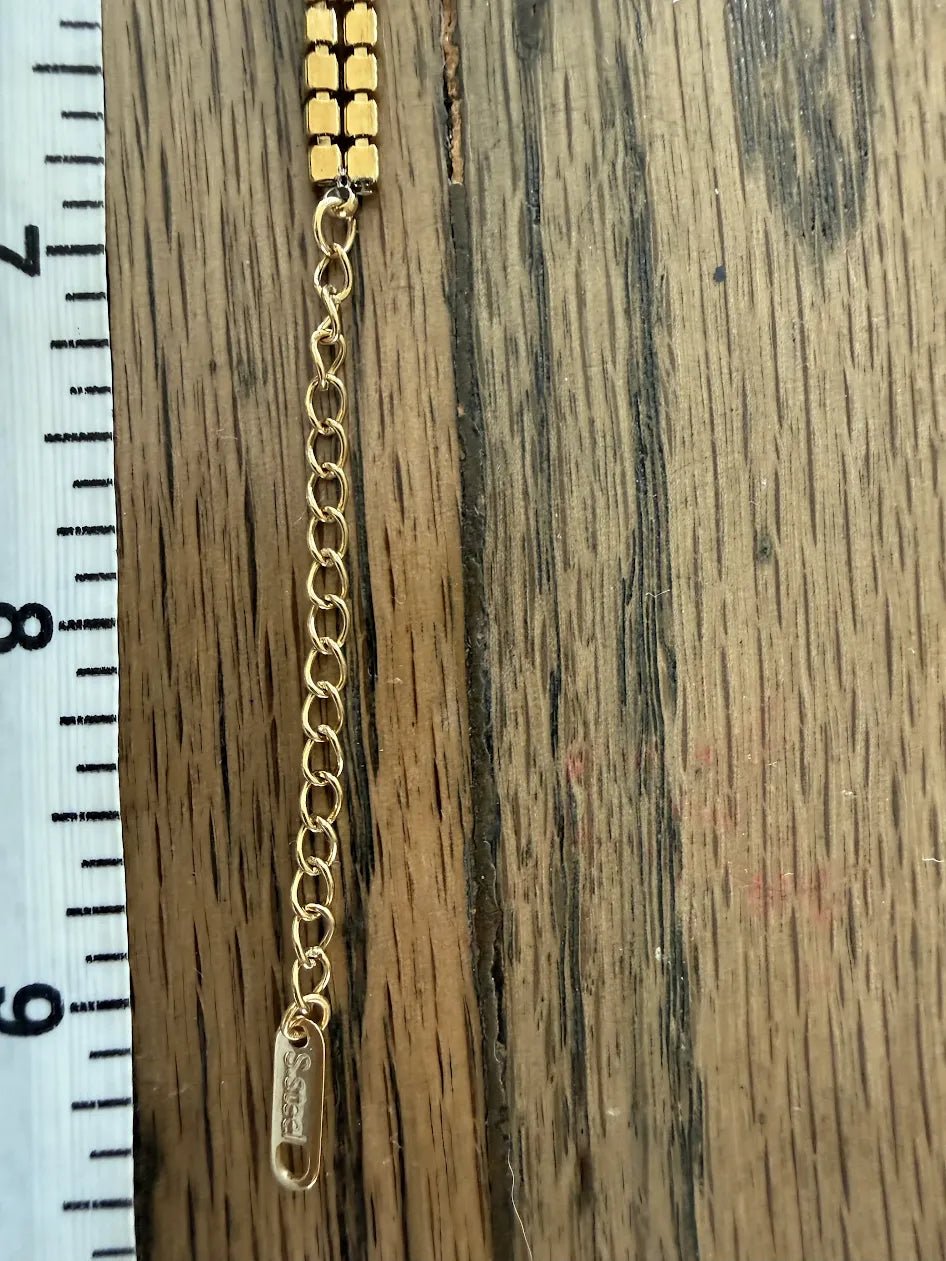 Moon and Sun Block Chain Adjustable Bracelet 7"-9"