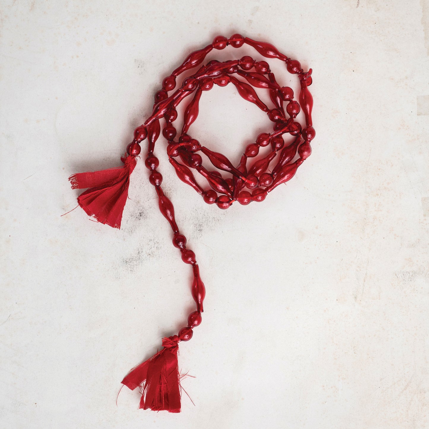 Red Beaded Garland
