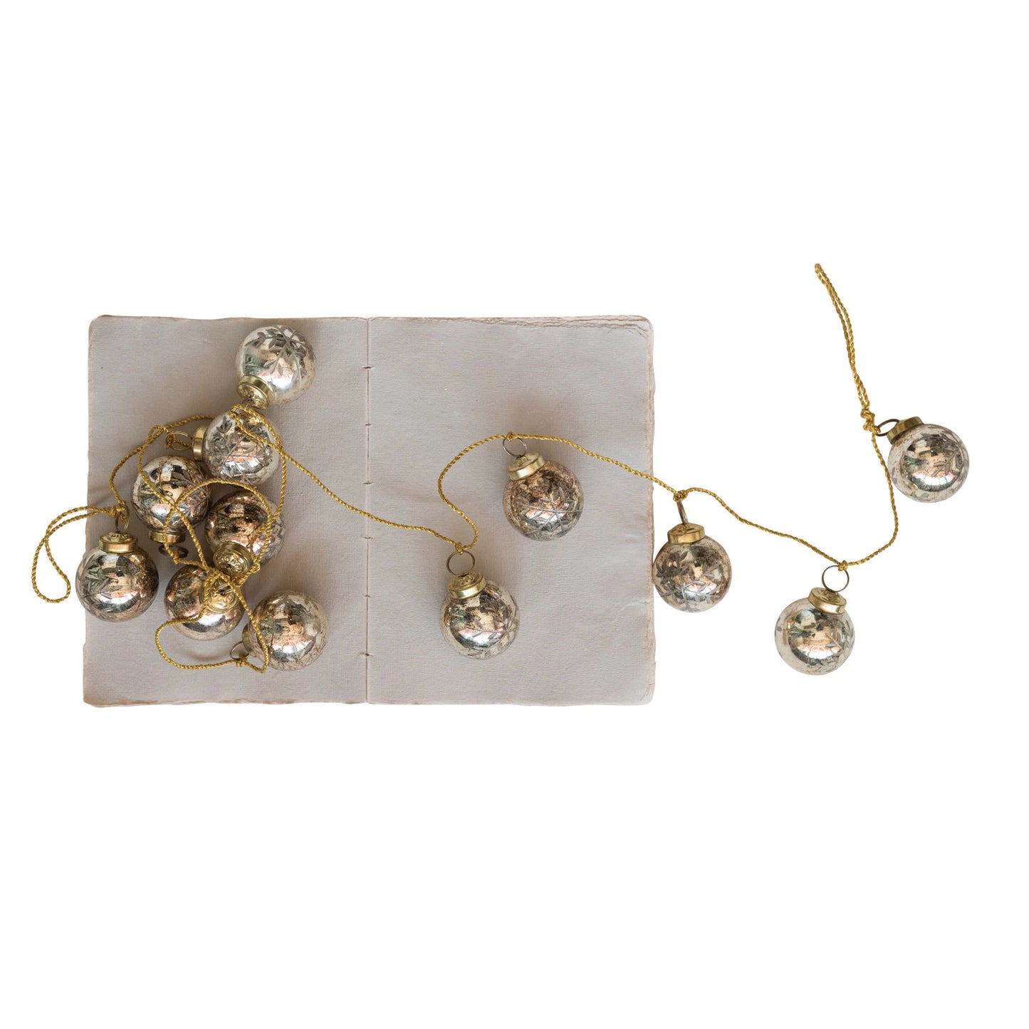 Holiday Ornament Garland, Snowflakes
