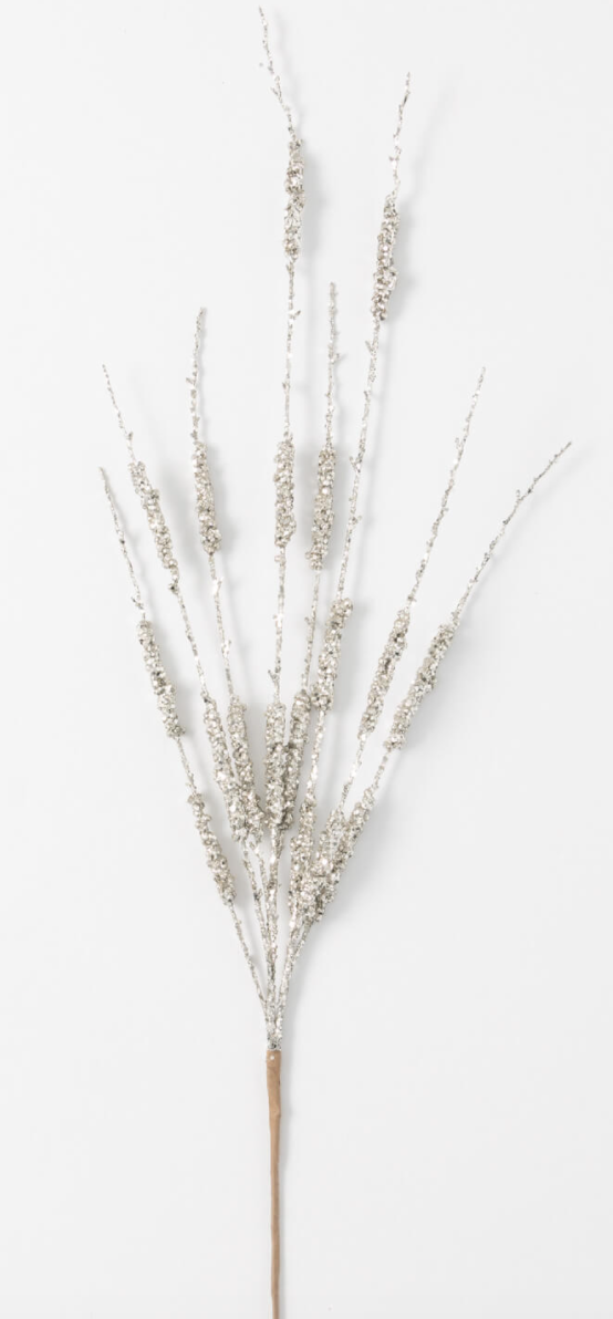 Holiday Stems “Glitter Snow Berry”
