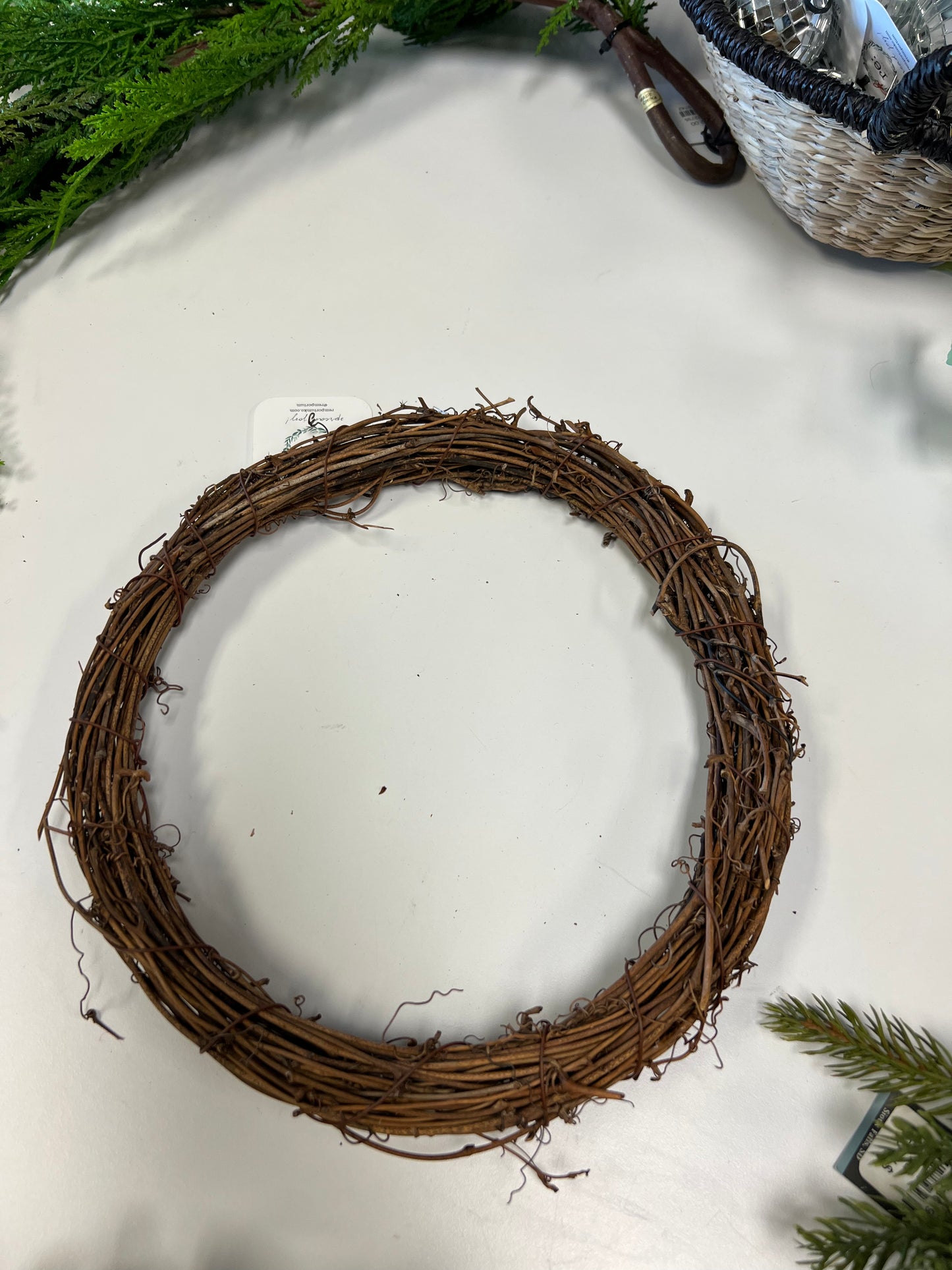 Mini Grape Vine Wreath