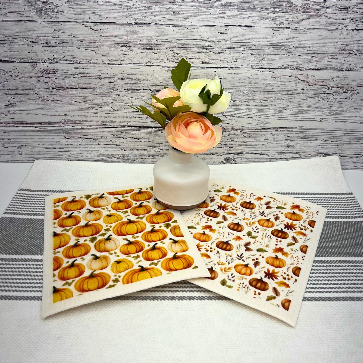 Reusable Paper Towel "Pumpkin Pattern"