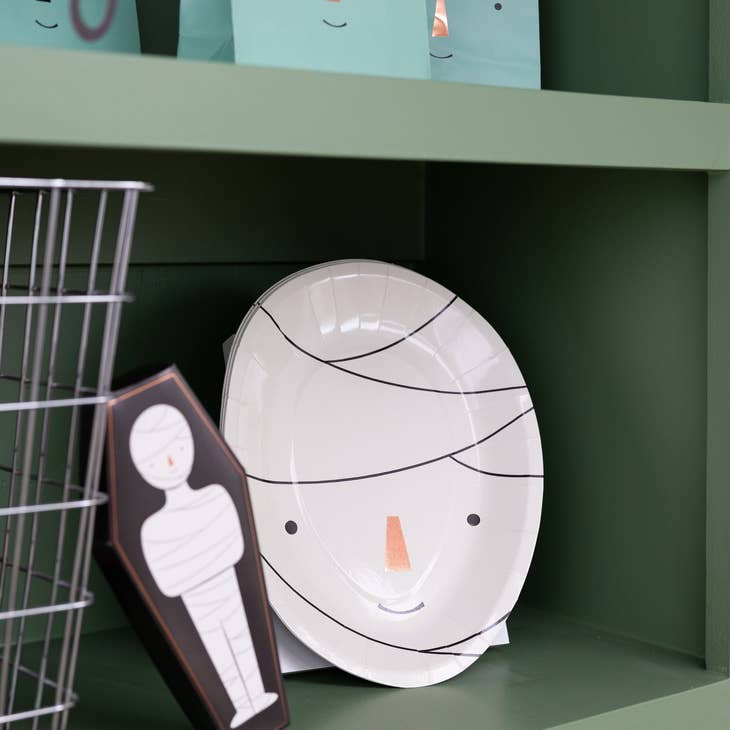Frank & Mummy Mummy Shaped Paper Plate