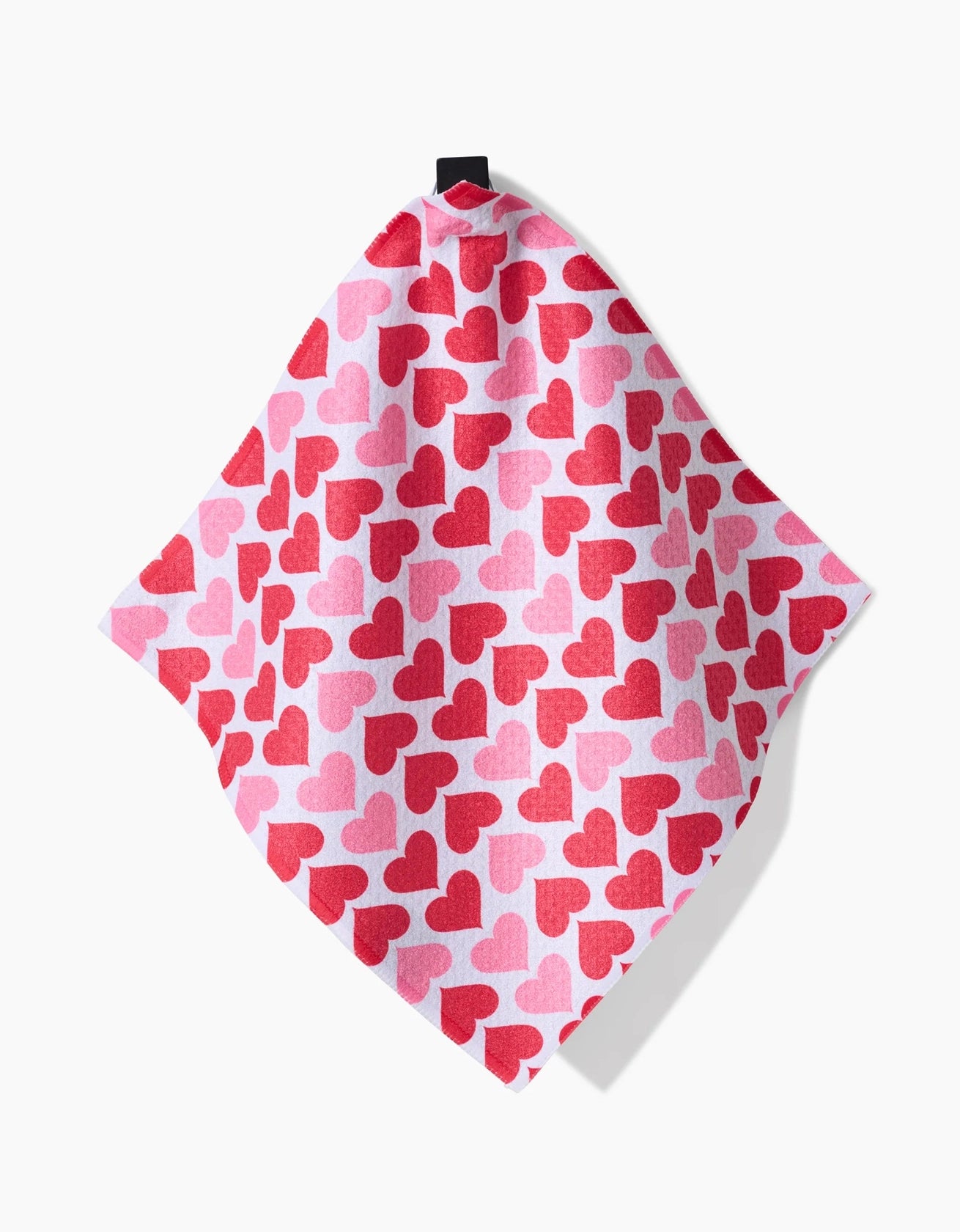 Geometry "Blushing Hearts"  Valentine's Dishcloth Set