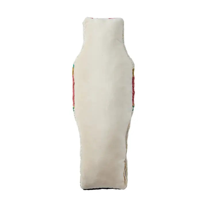 Holiday Pillow, Shaped Pink Nutcracker Hook