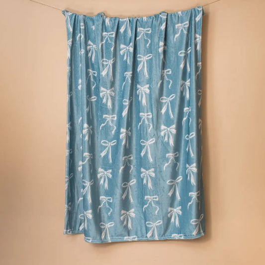 Bow Throw Light Blue