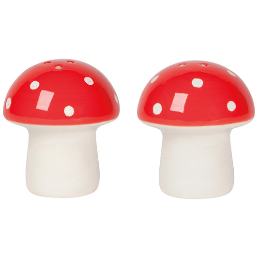 Salt & Pepper Shaker Set, Toadstool