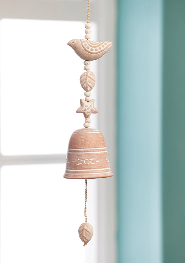 Terracotta Bird Wind Chime