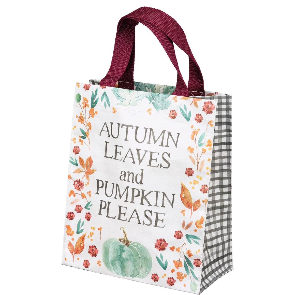 Daily Tote "Autumn Leaves And Pumpkin Please"