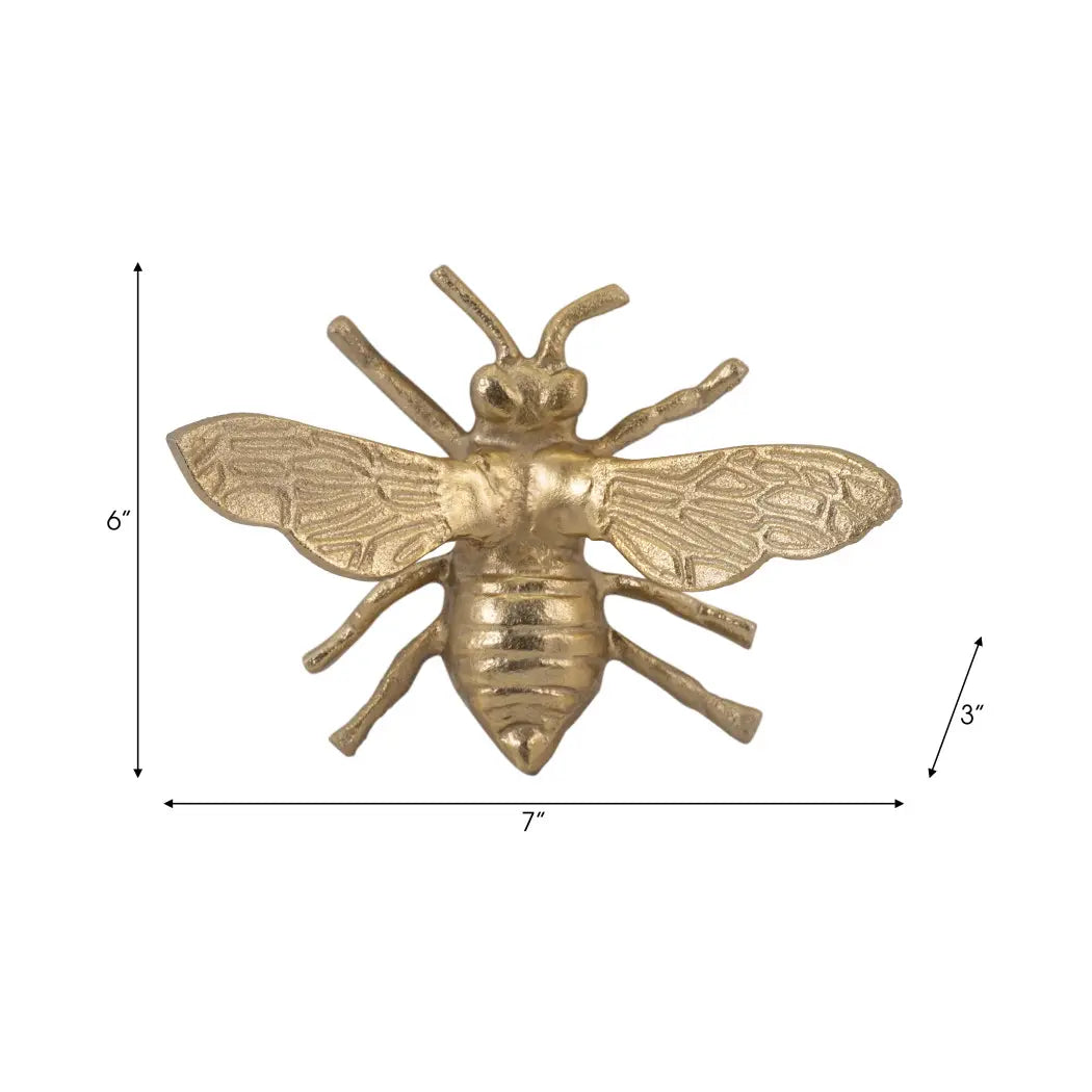 Gold Metal Decorative Solid Busy Bee