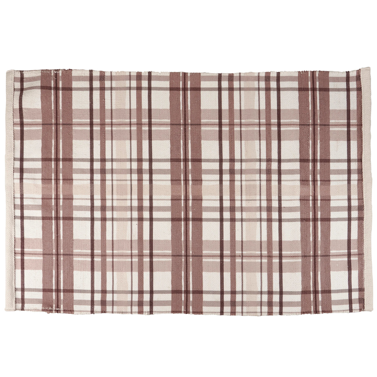 Rug, Blush Plaid