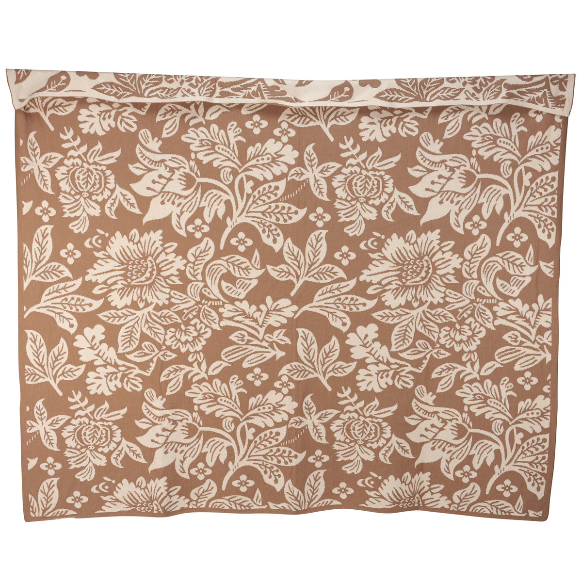 Throw, Floral Damask