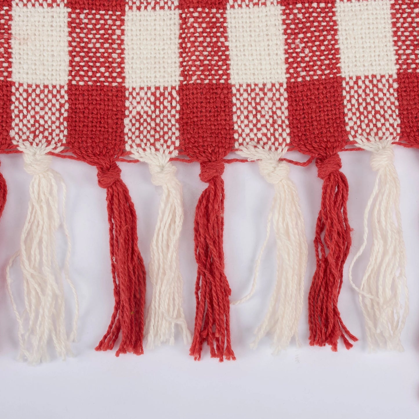 Red Gingham Throw