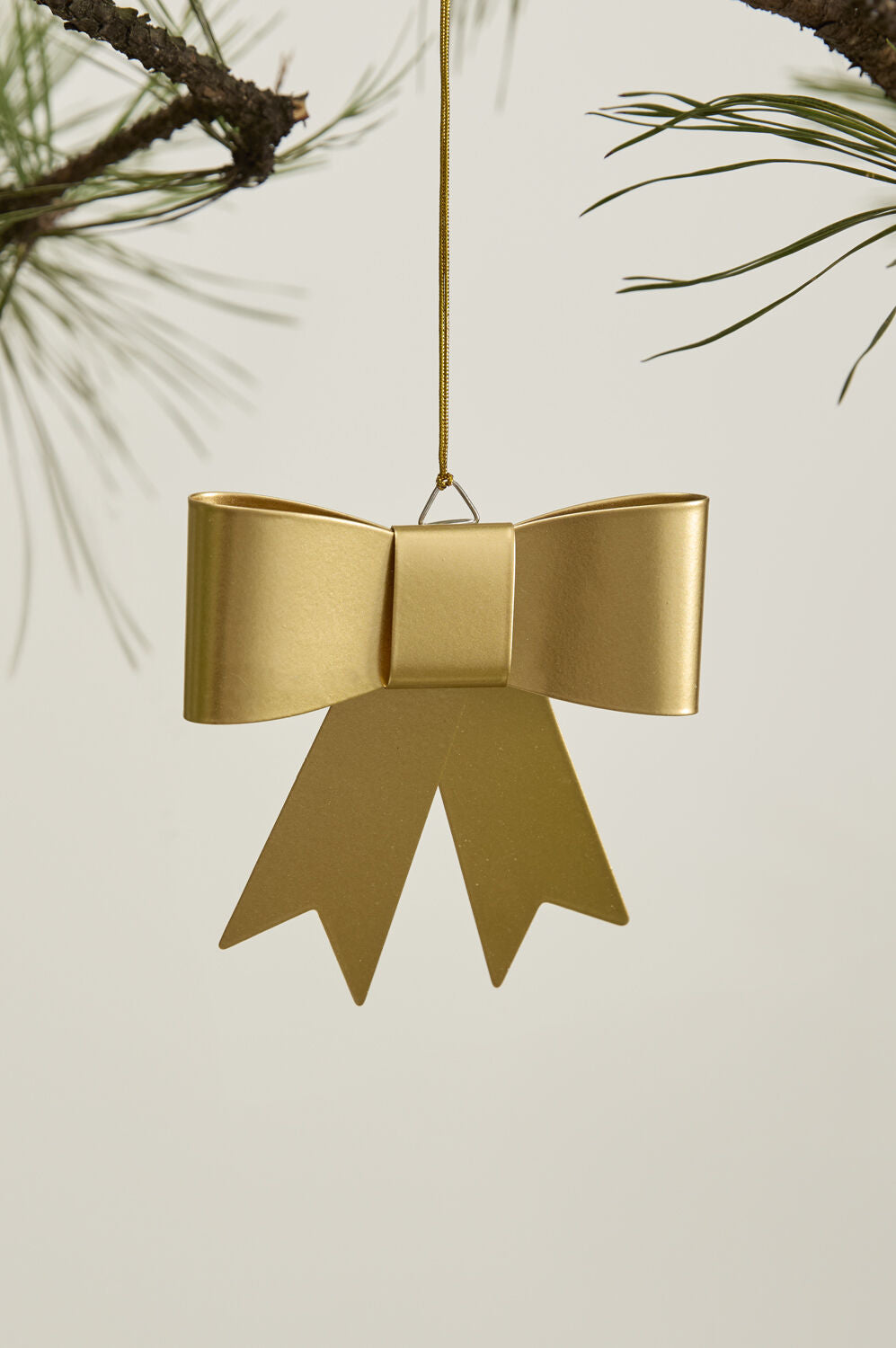 Gold Bow Ornament