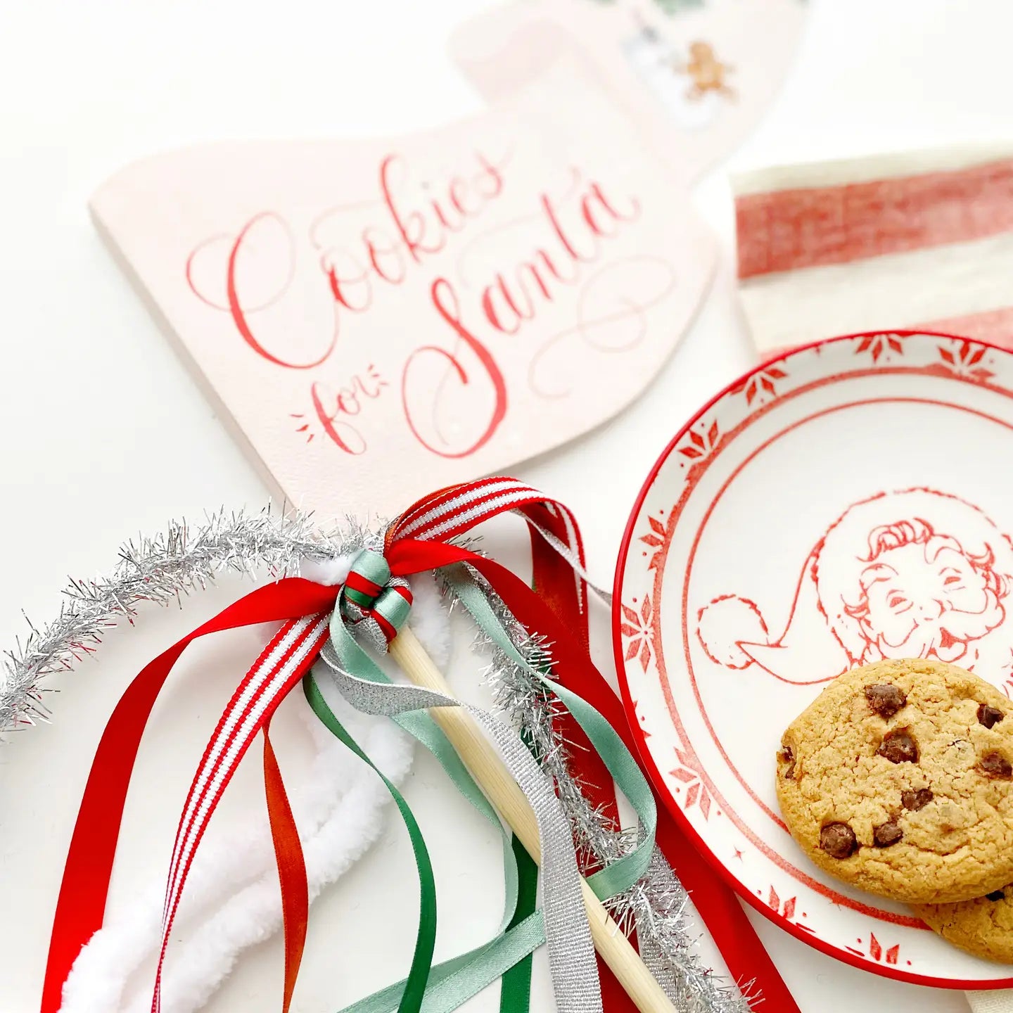 Holiday Pennant "Cookies For Santa"