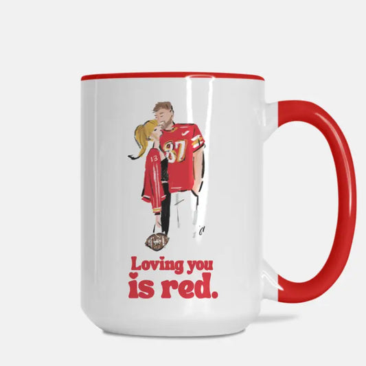 Taylor's Collection “Loving You is Red” Mug