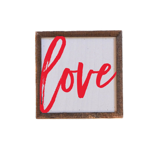 Valentine's Box Sign “Love"