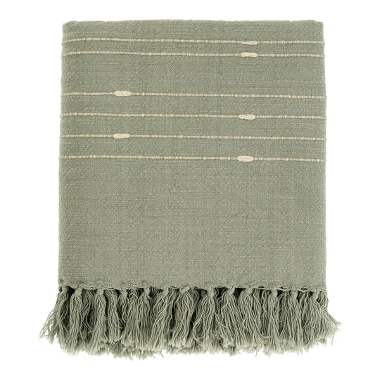 Woven "Sola" Throw, Sagebrush