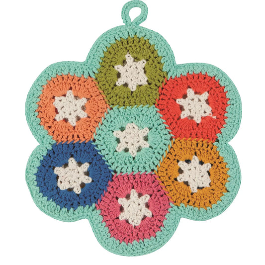 Crochet Trivet, Loop De Loop