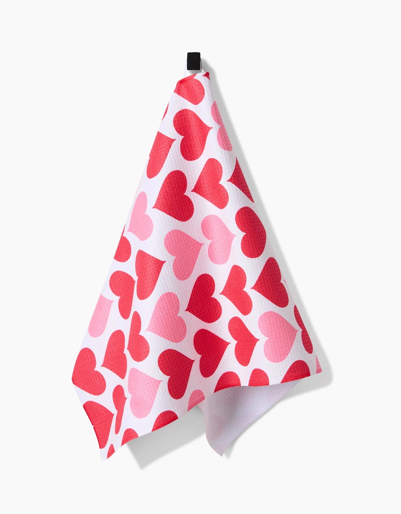 Geometry "Blushing Hearts"  Valentine's Tea Towel