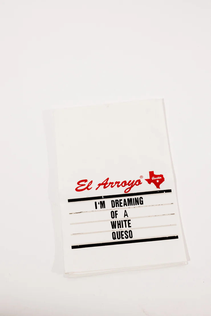 El Arroyo "White Queso" Tea Towel