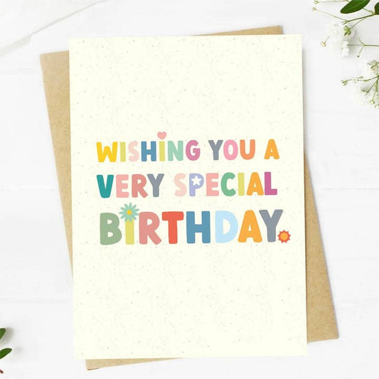 Greeting Card, Wishing You A Very Special Birthday