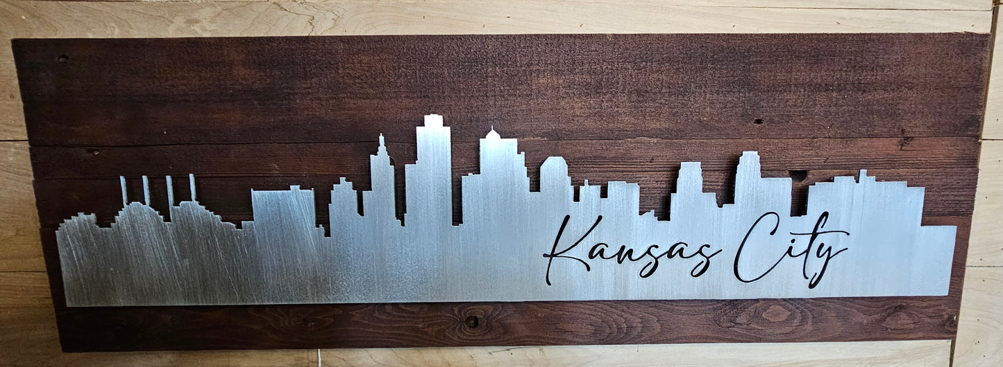 Mrs. Decor "Kansas City Skyline" Lighted Sign (40)"