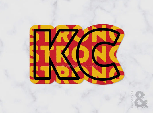 KC Strong Word Sticker