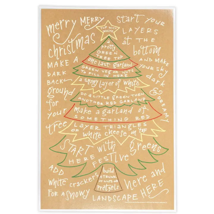Charcuterie Cheat Sheet- Christmas Tree