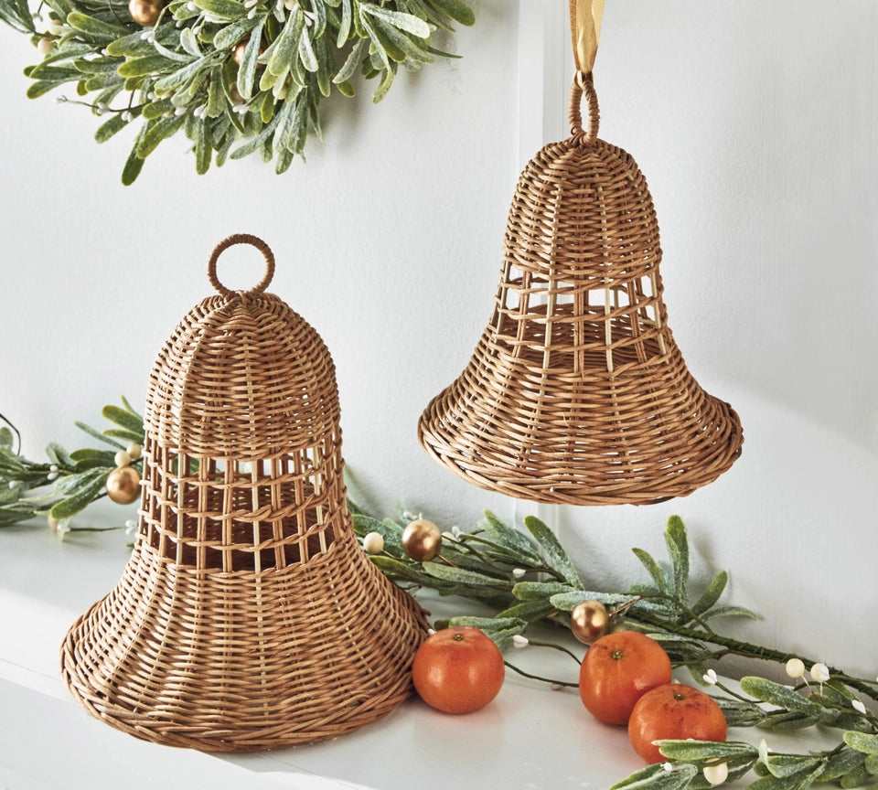 Rattan Bell Decor