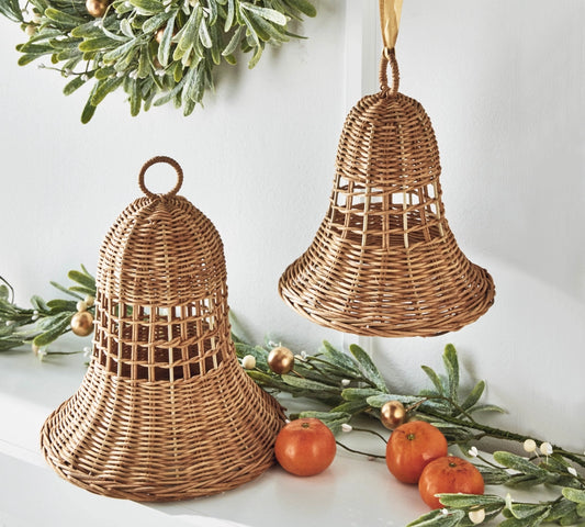Rattan Bell Decor