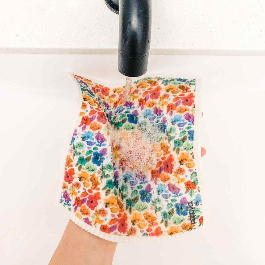 Reusable Paper Towel "Smell the Roses"