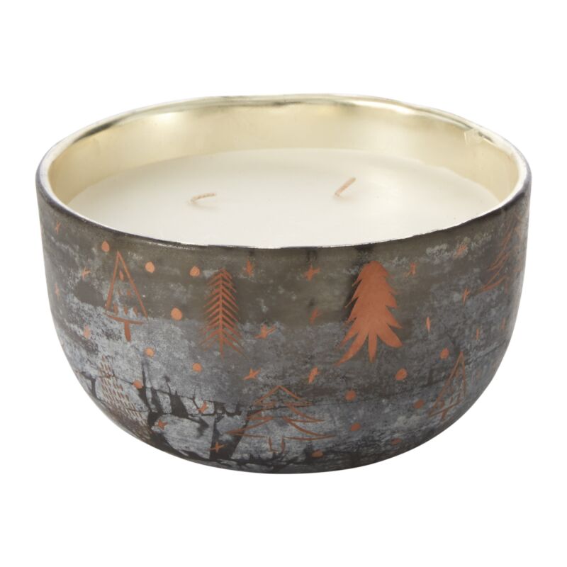 Candle Winter Evergreen