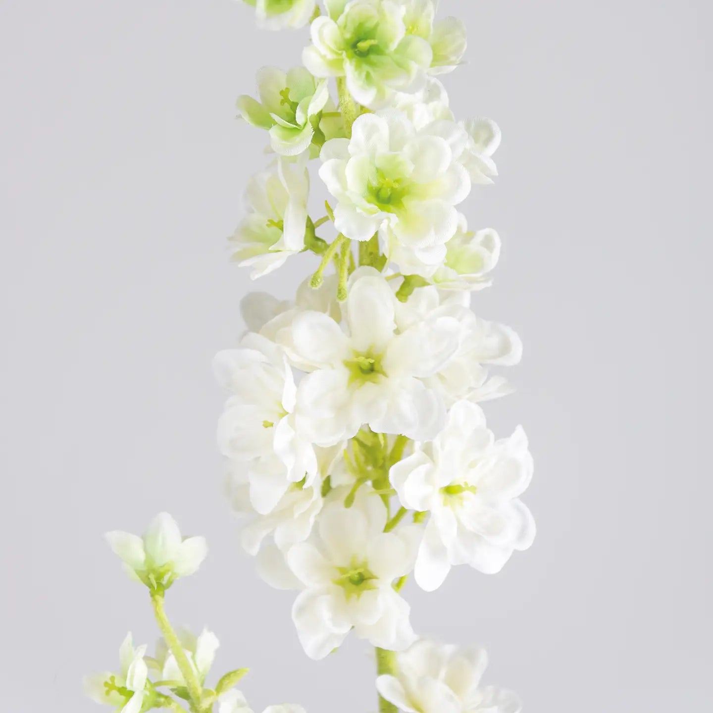 White Delphinium Floral Pick