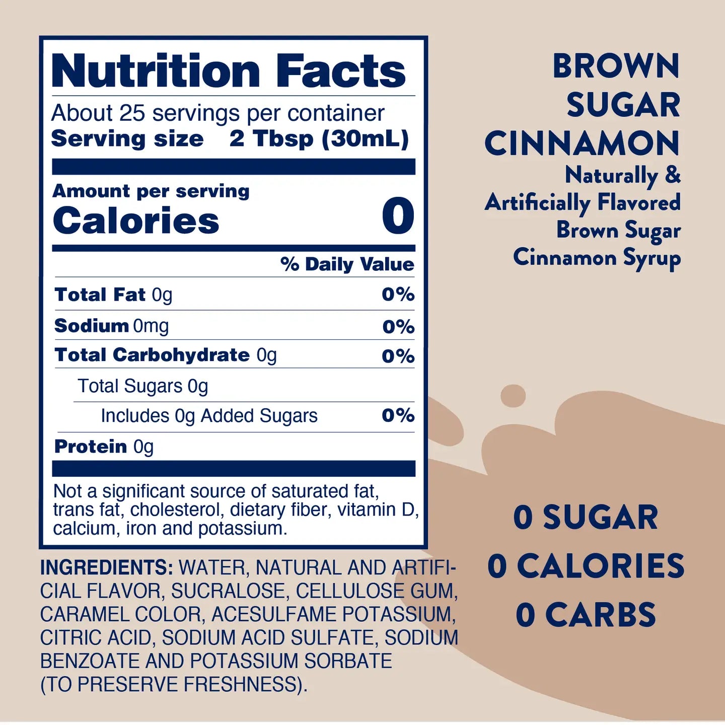 Skinny Mixes: Sugar Free Brown Sugar Cinnamon Syrup