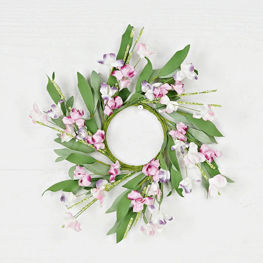 Pink Purple Mountain Flowers Wreath