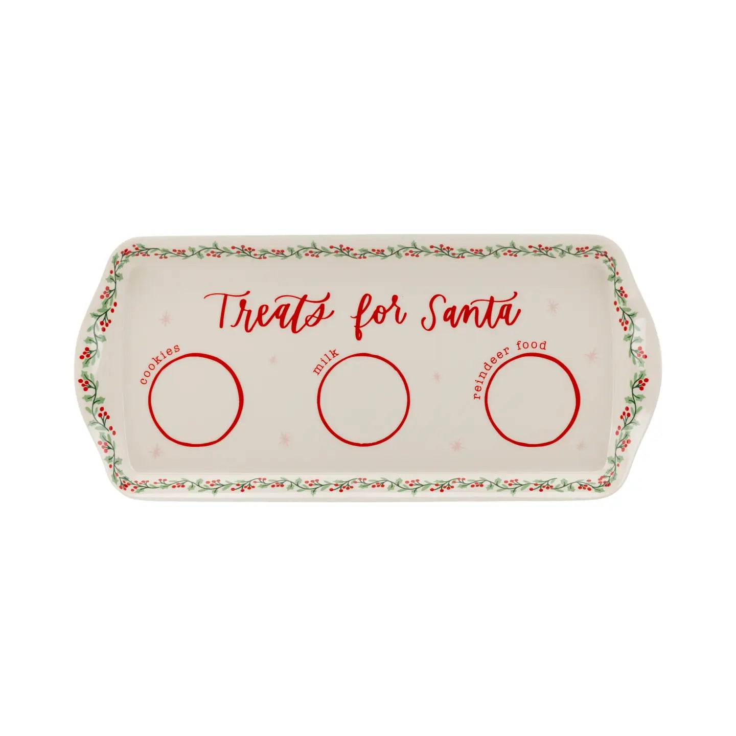 Mini Melamine Tray "Treats for Santa"