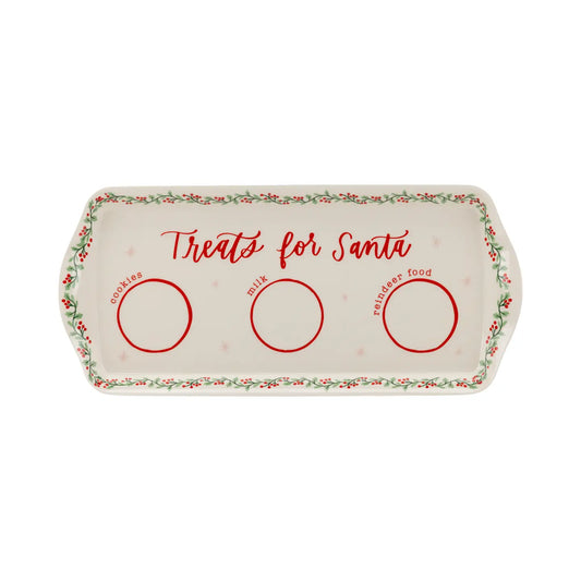 Mini Melamine Tray "Treats for Santa"