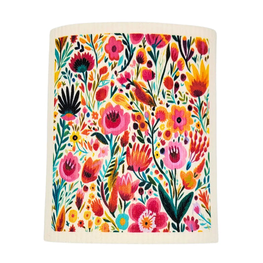 Reusable Paper Towel "Tropical Flower Garden"