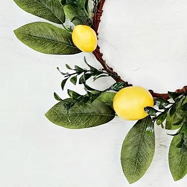 Avalon Lemon and Boxwood Wreath