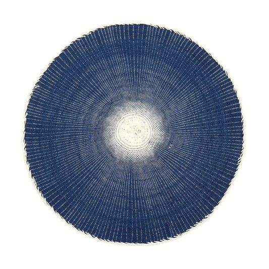 Willa Woven Placemat, Navy