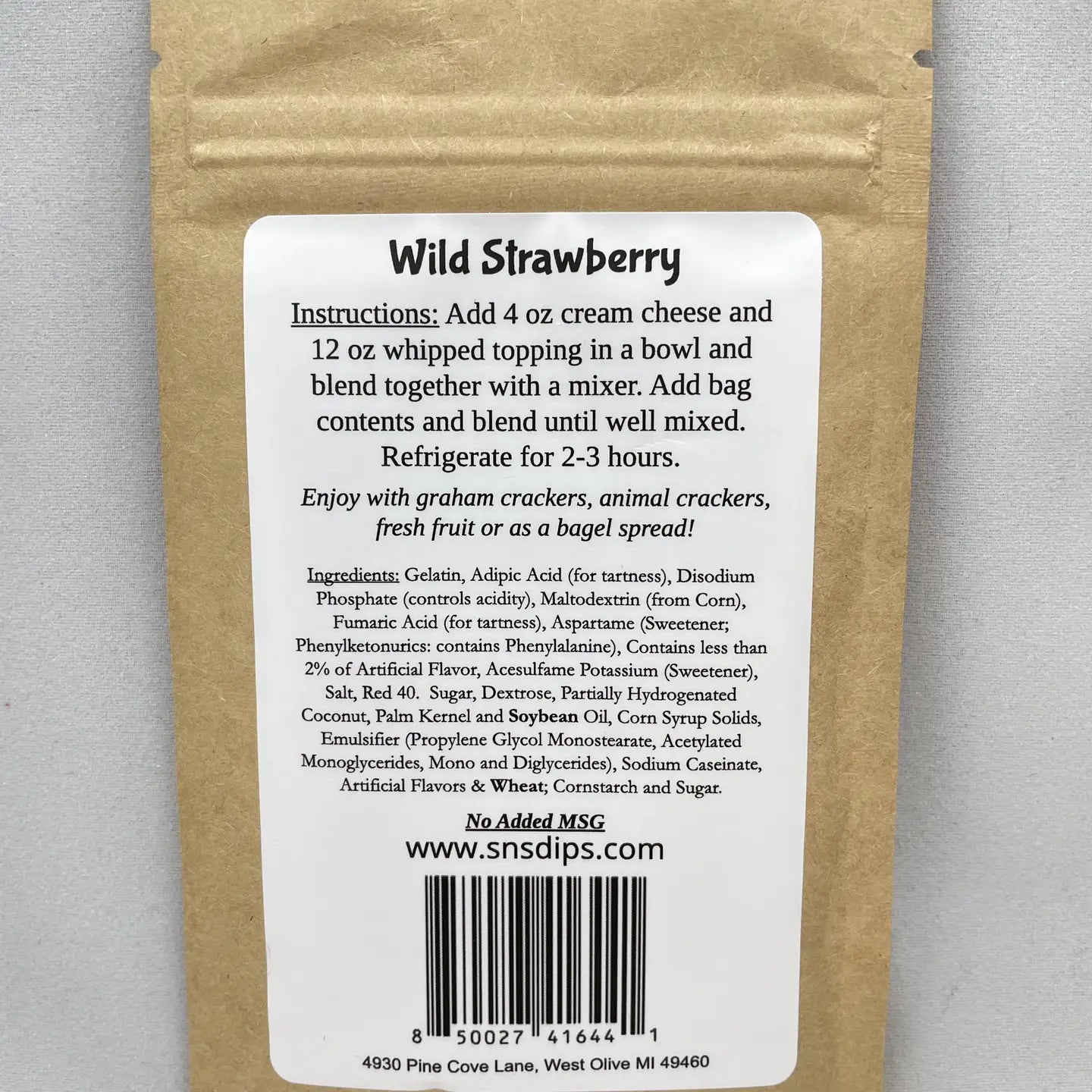 Dip Mix, Wild Strawberry