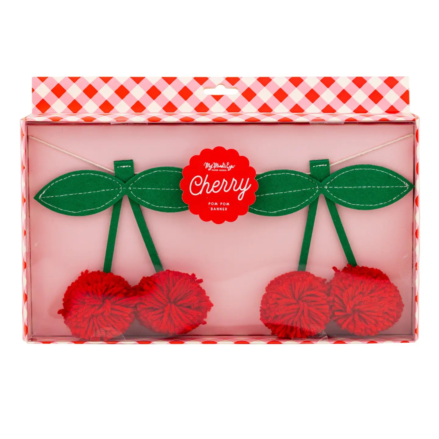 Felt Banner, Cherries
