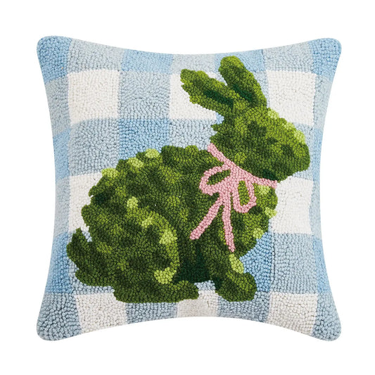 Bunny Topiary Hook Pillow