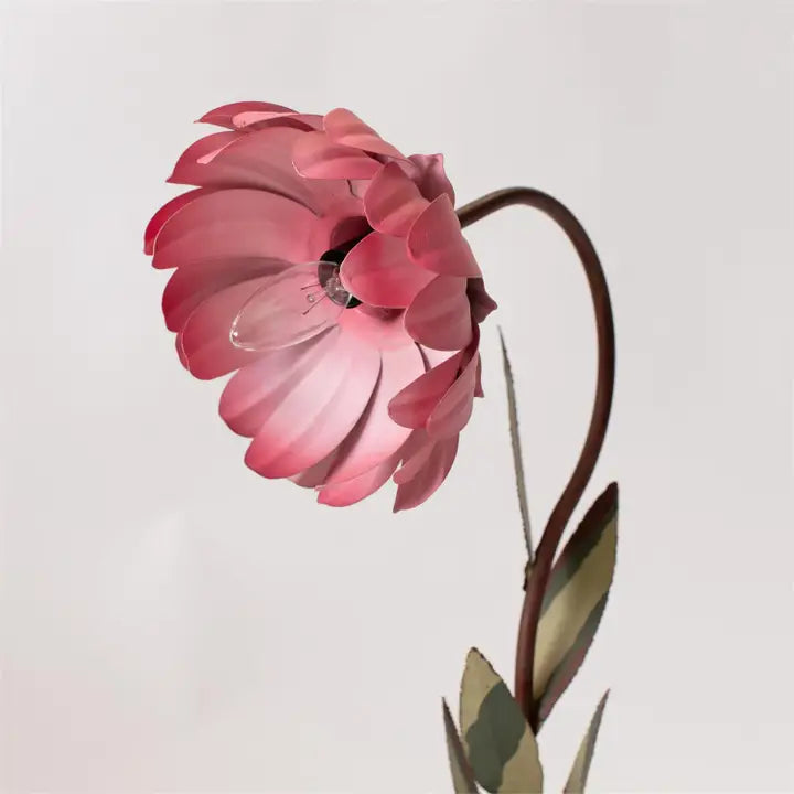 Pink Flower Table Lamp