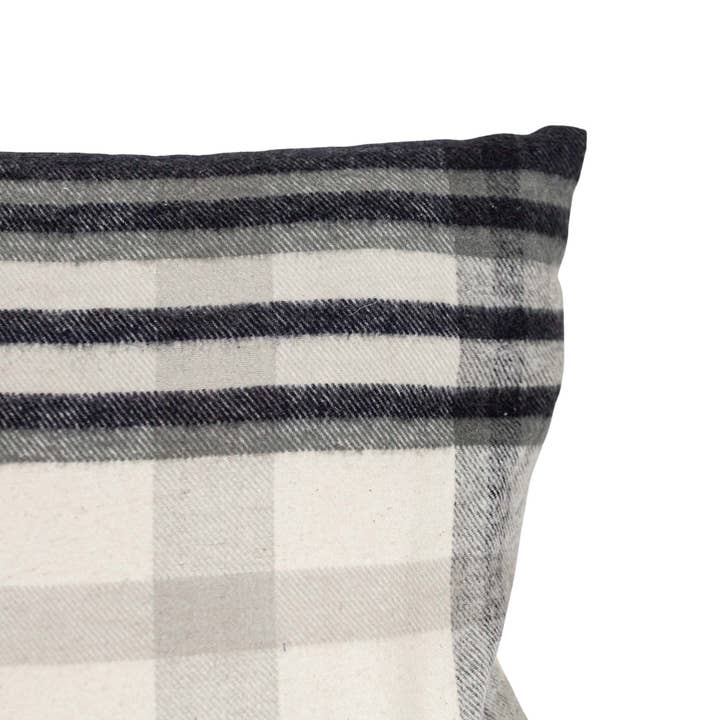 Arlen Plaid Throw Pillow