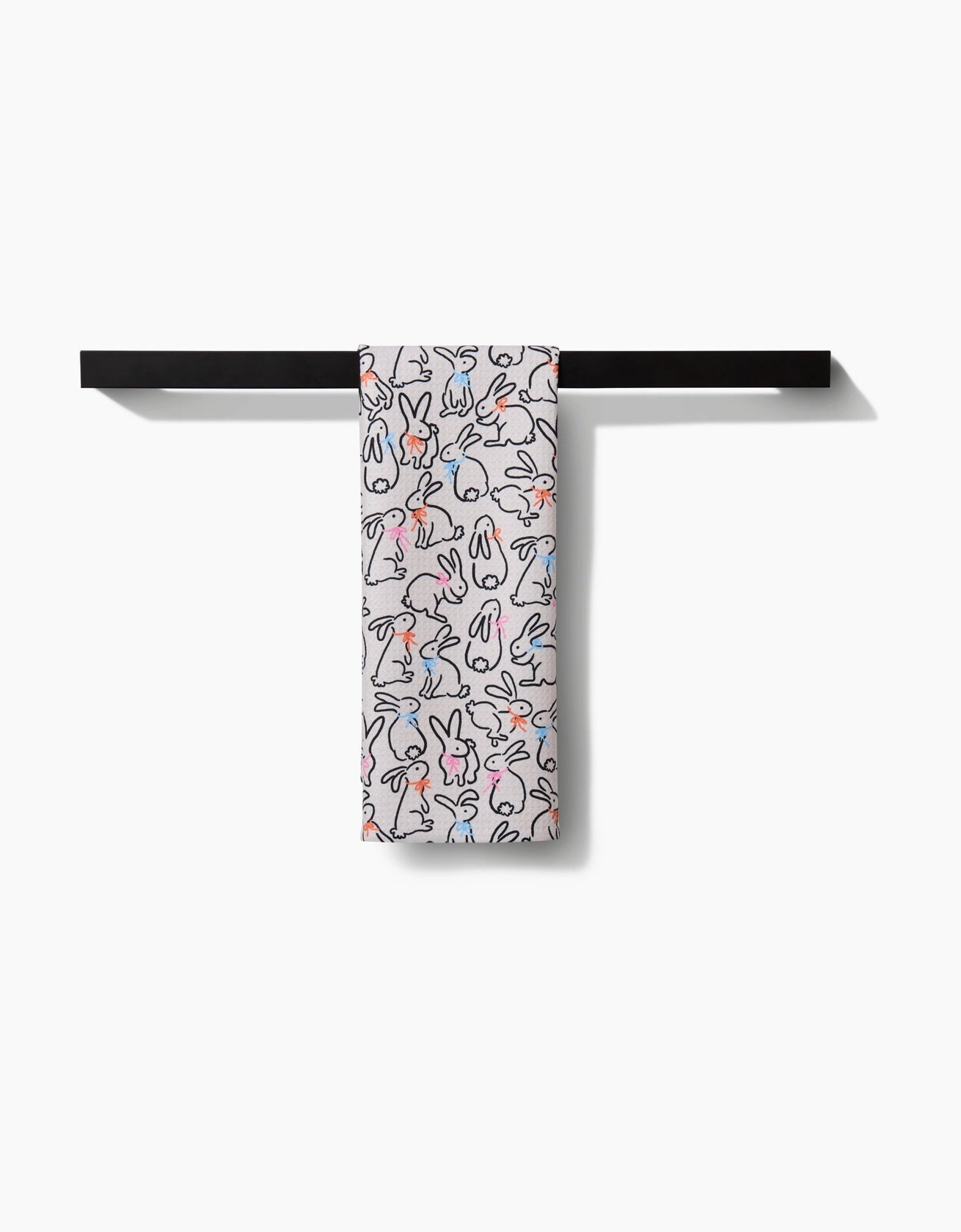 Geometry "Playful Bunnies" Tea Towel