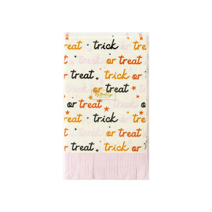 Paper Dinner Napkin "Trick or Treat" Set of 24