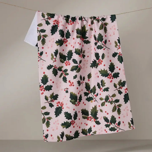 Geometry "Blushberry" Tea Towel (Pre-Order)