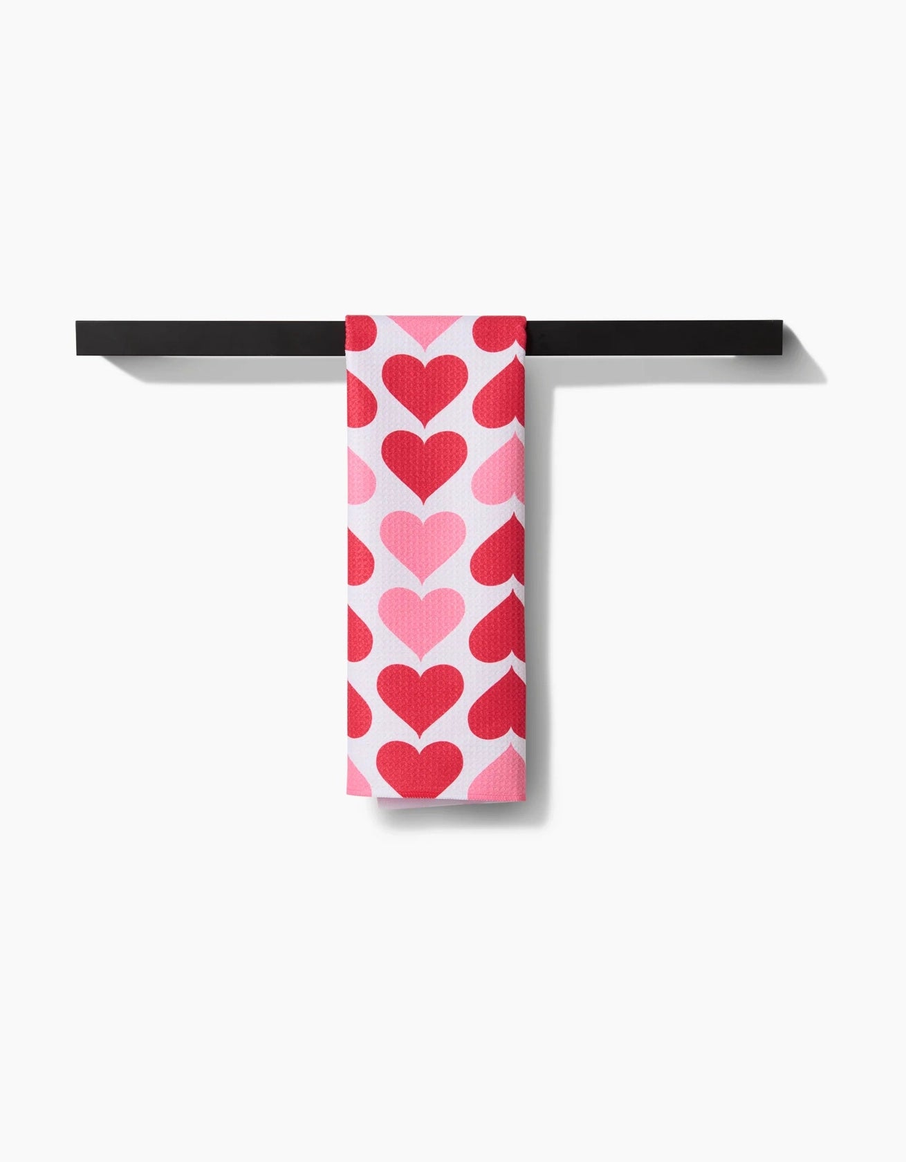 Geometry "Blushing Hearts"  Valentine's Tea Towel